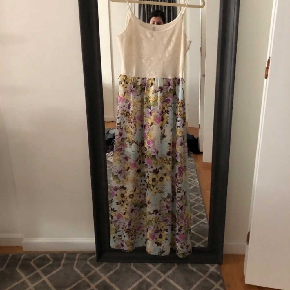 Floral maxi dress